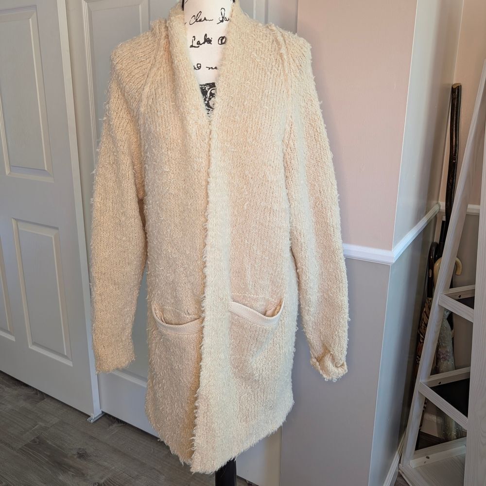 NWT Free People Wool Blend Long Cardigan